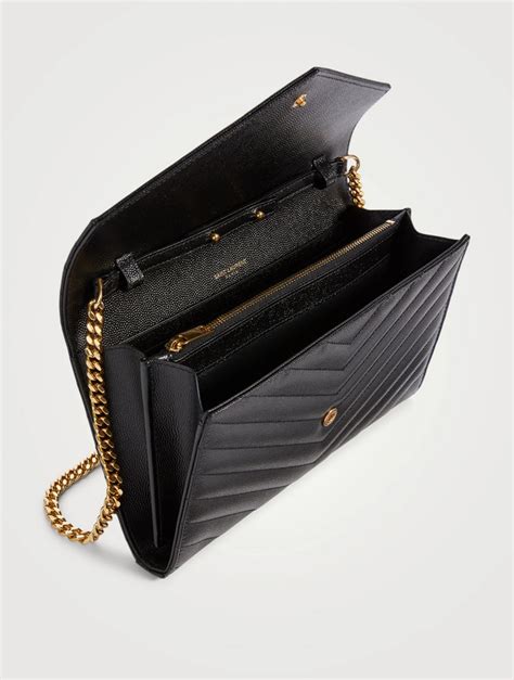 ysl wallet bag with chain|YSL wallet on chain sale.